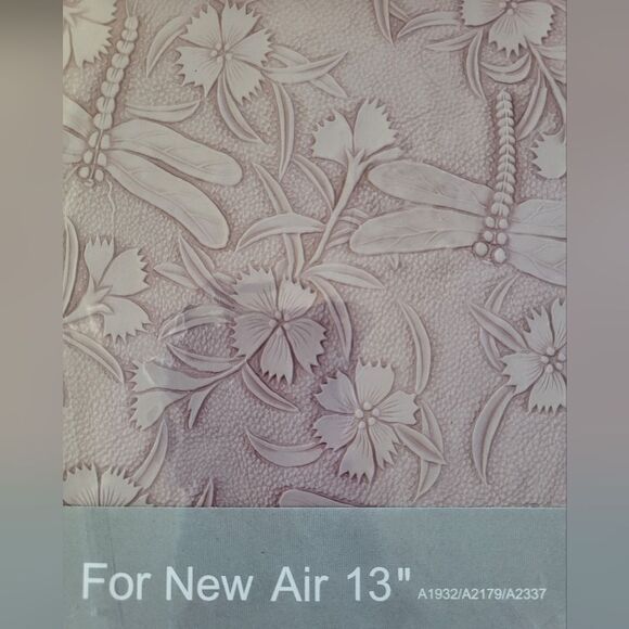 Pink Floral Case for MacBook Air 13" A1932 / A2179 / A2337 - Picture 3 of 4